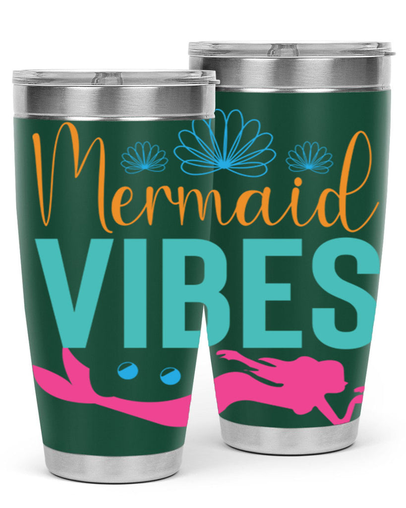 Mermaid Vibes Design 465#- mermaid- Tumbler