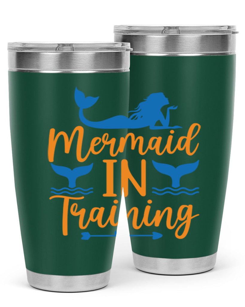 Mermaid in Training 367#- mermaid- Tumbler