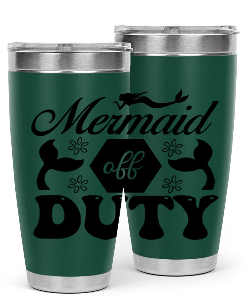 Mermaid off duty 433#- mermaid- Tumbler