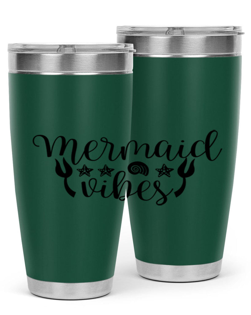 Mermaid vibes design 466#- mermaid- Tumbler