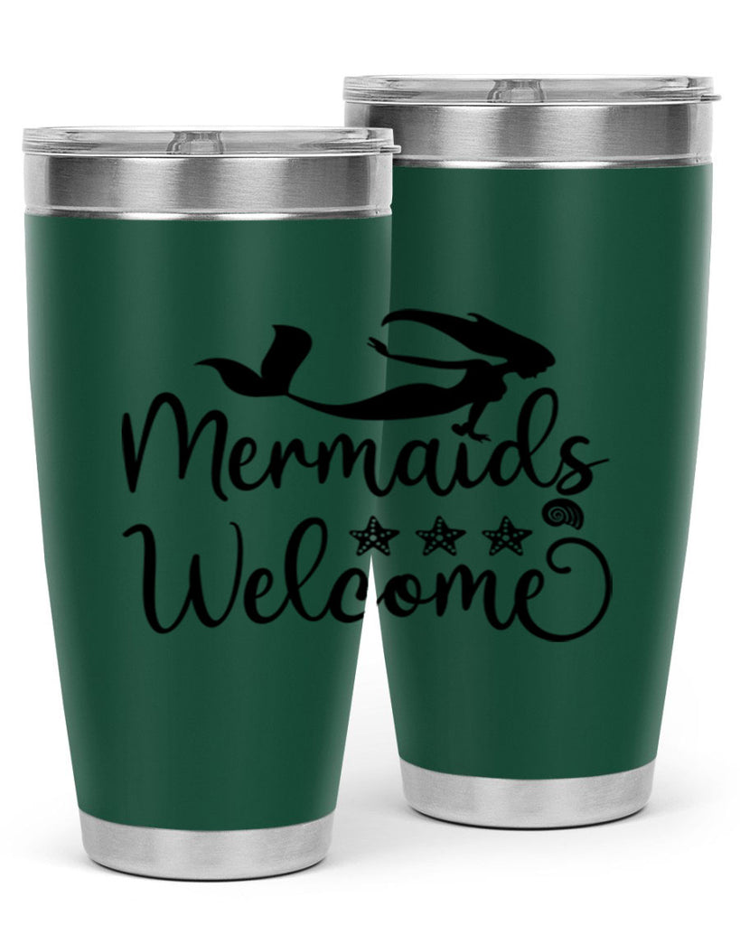 Mermaids welcome design 501#- mermaid- Tumbler