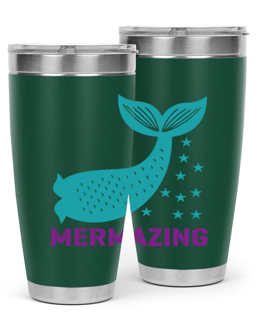 Mermazing 502#- mermaid- Tumbler