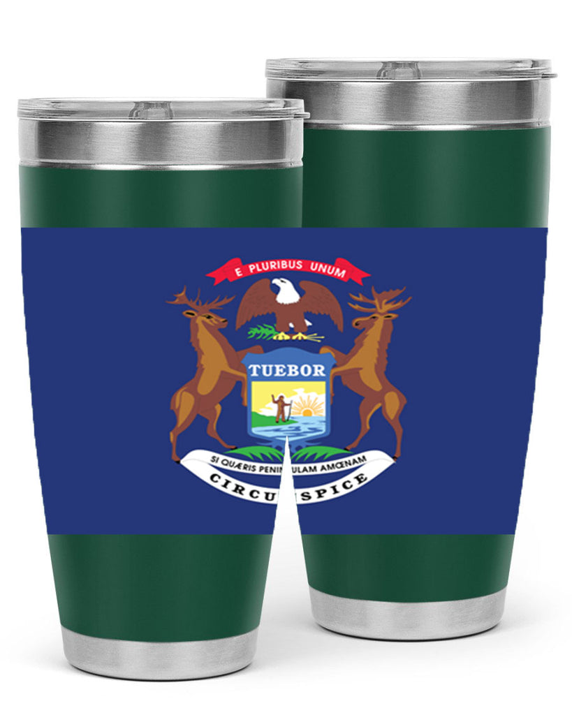 Michigan 30#- Us Flags- Tumbler