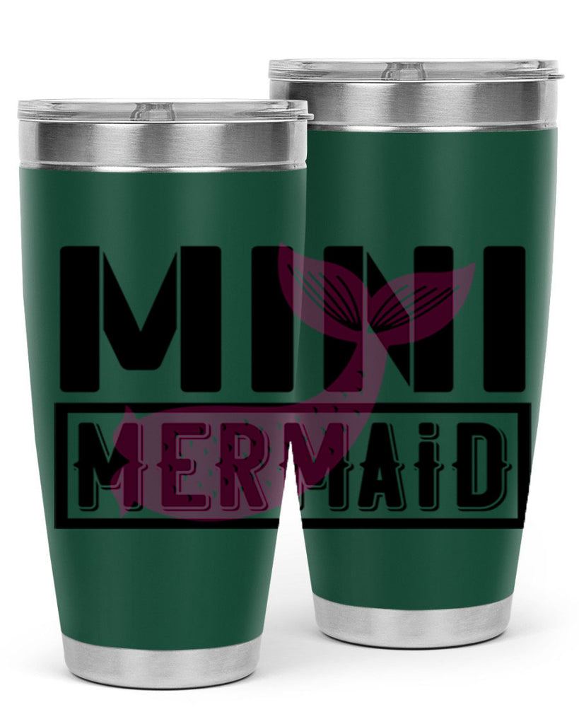 Mini mermaid 504#- mermaid- Tumbler