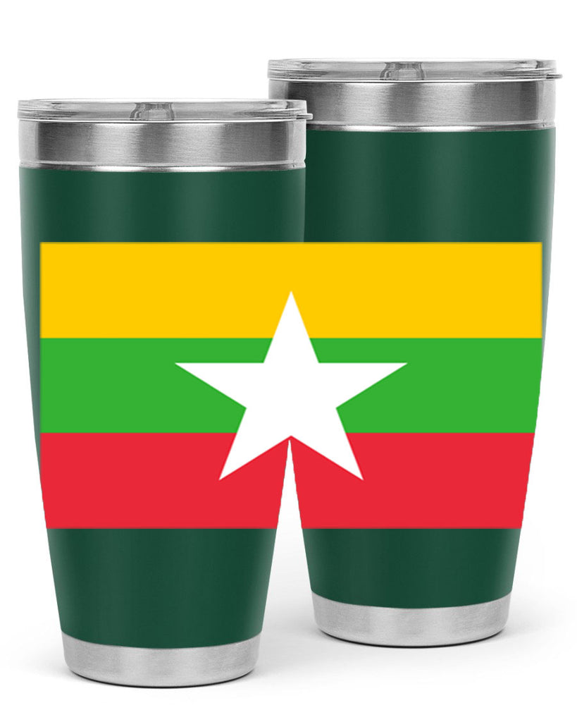 Myanmar 79#- world flags- Tumbler