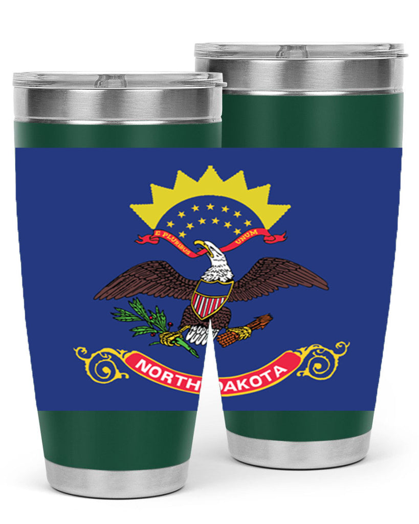 North Dakota 18#- Us Flags- Tumbler