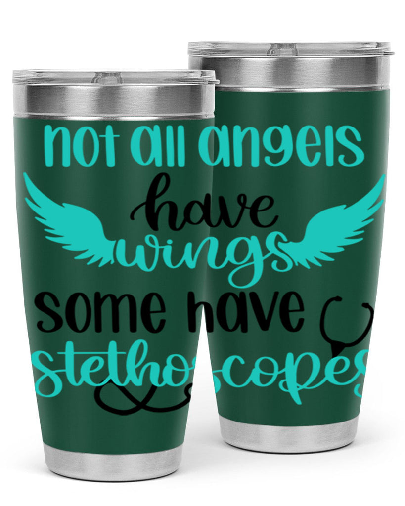 Not All Angels Have Style Style 127#- nurse- tumbler