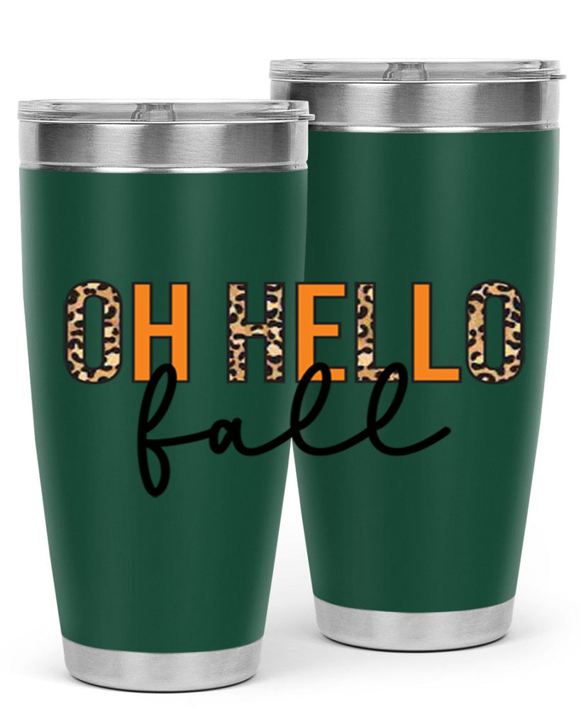Oh hello fall 451#- fall- Tumbler