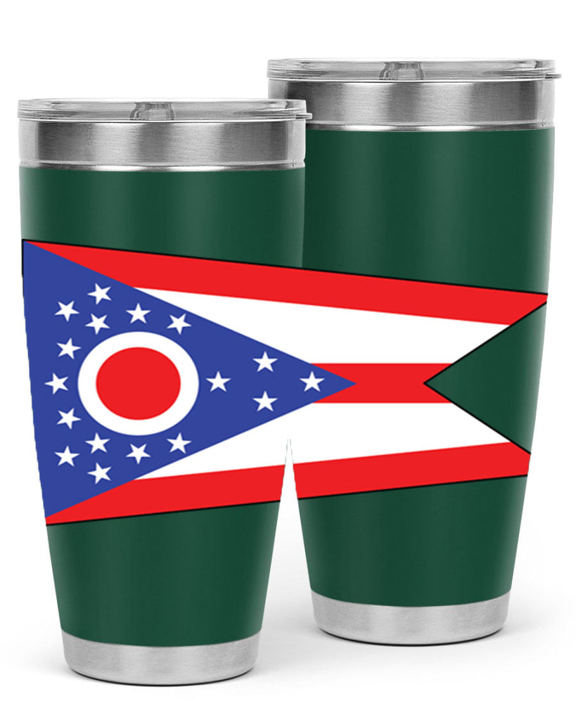 Ohio 17#- Us Flags- Tumbler