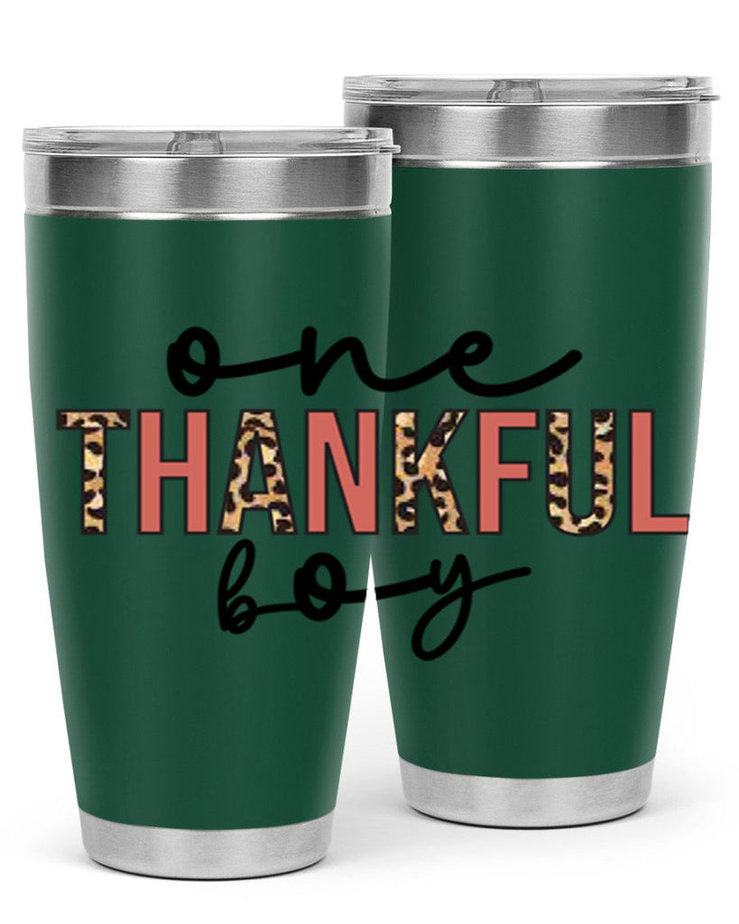 One thankful boy 462#- fall- Tumbler