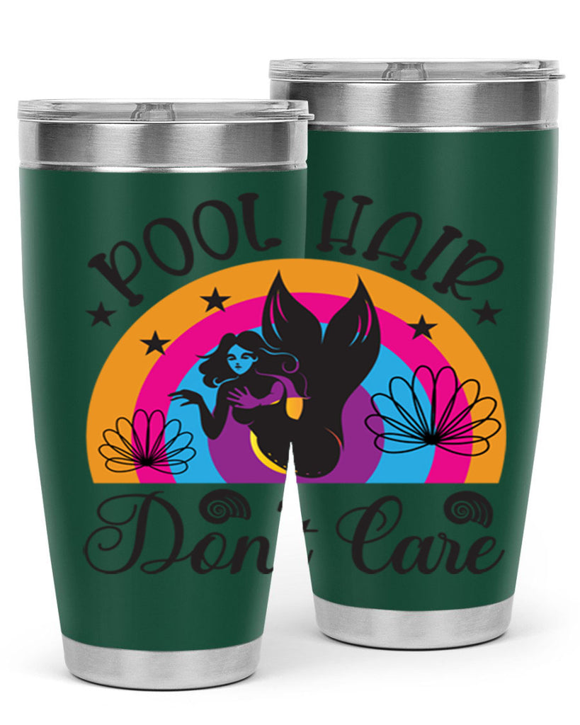 Pool hair dont care 541#- mermaid- Tumbler