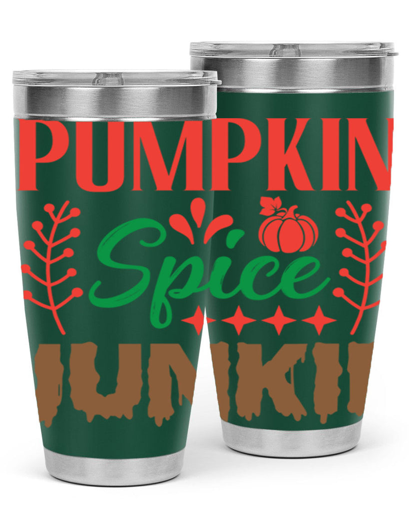 Pumpkin Spice Junkie 547#- fall- Tumbler
