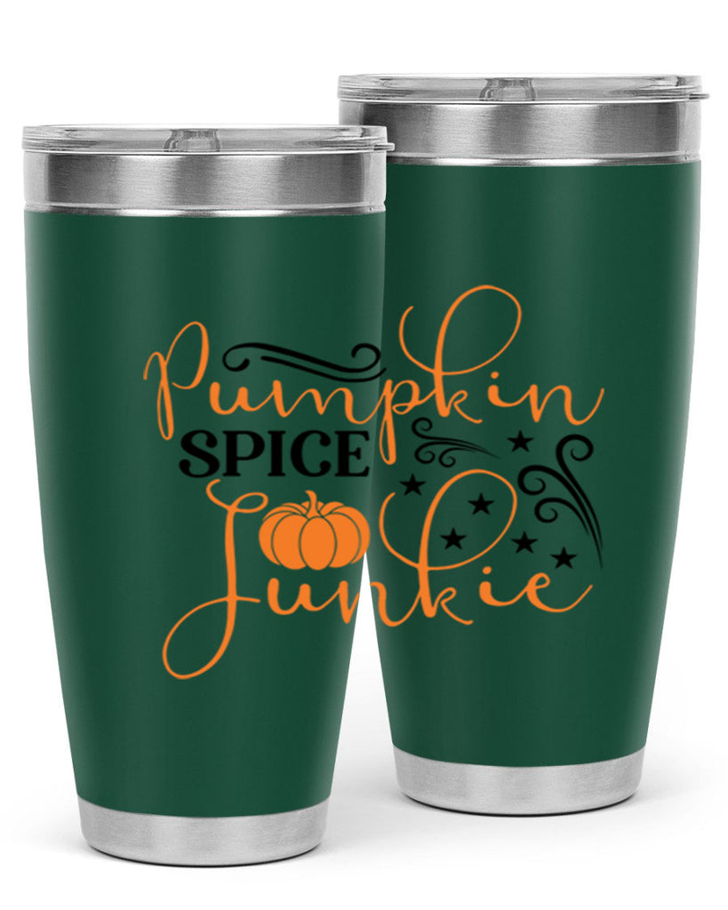 Pumpkin Spice Junkie 549#- fall- Tumbler