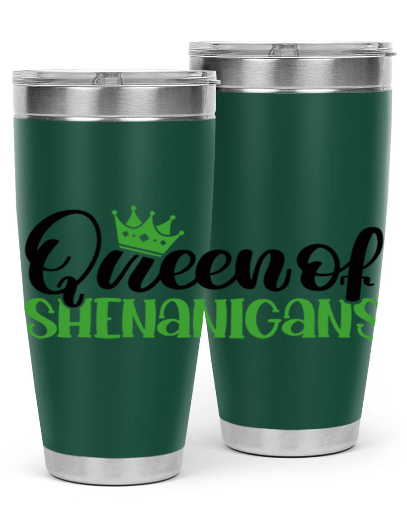 Queen Of Shenanigans Style 36#- St Patricks Day- Tumbler