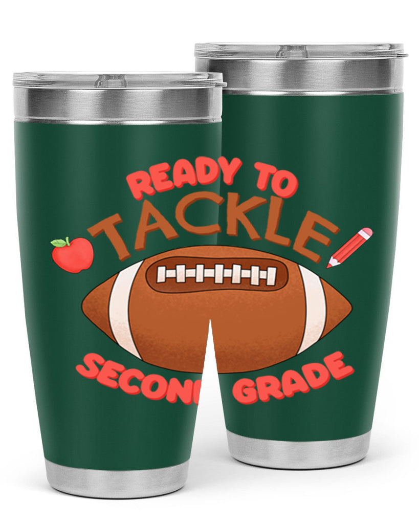 Ready to tackle 2nd Grade 22#- second grade- Tumbler