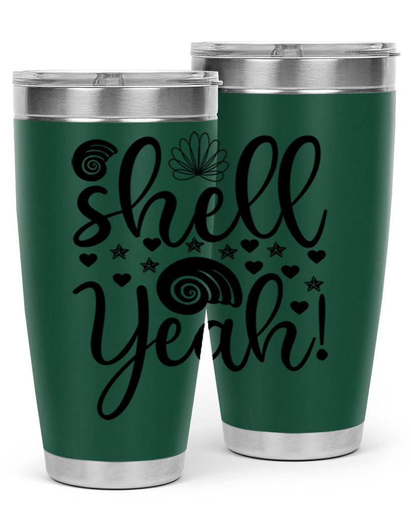 SHELL YEAH design 598#- mermaid- Tumbler