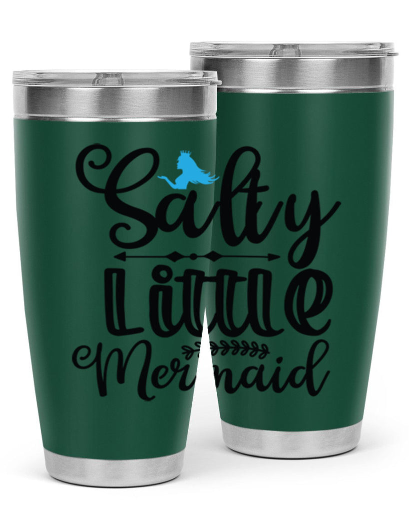 Salty Little Mermaid 573#- mermaid- Tumbler