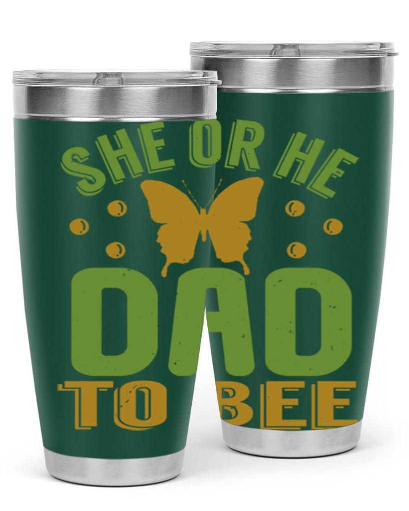 She or He Dad to bee Style 172#- baby- tumbler
