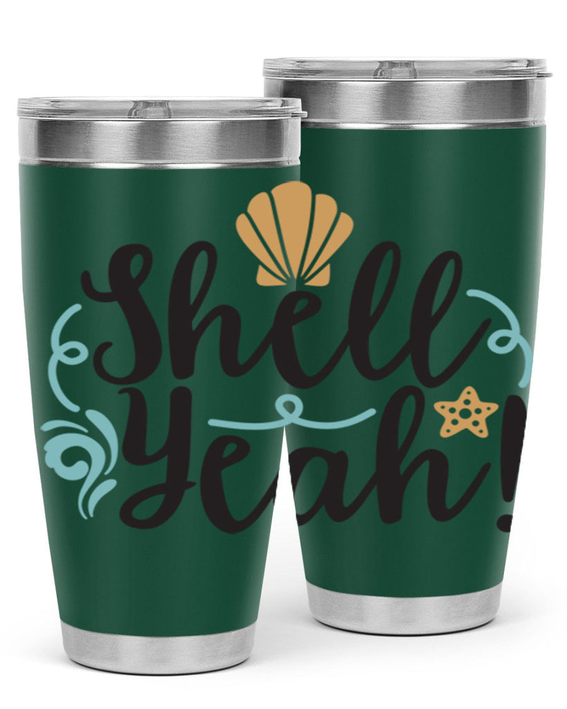 Shell Yeah 592#- mermaid- Tumbler