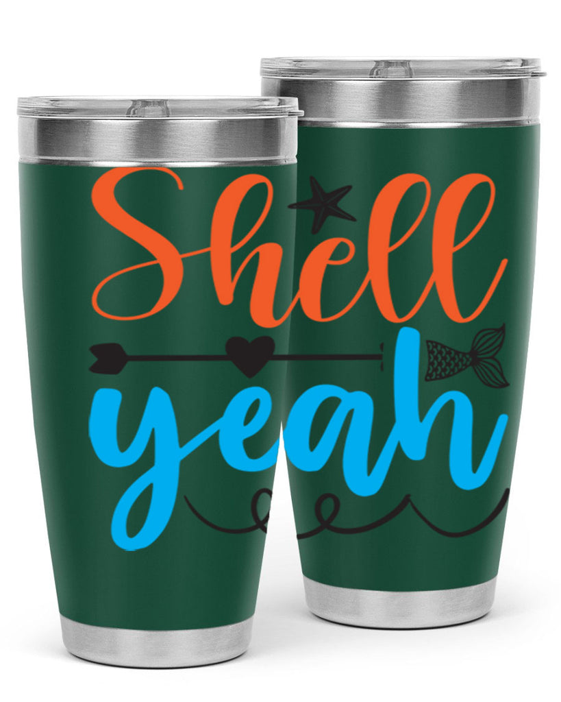 Shell Yeah 594#- mermaid- Tumbler