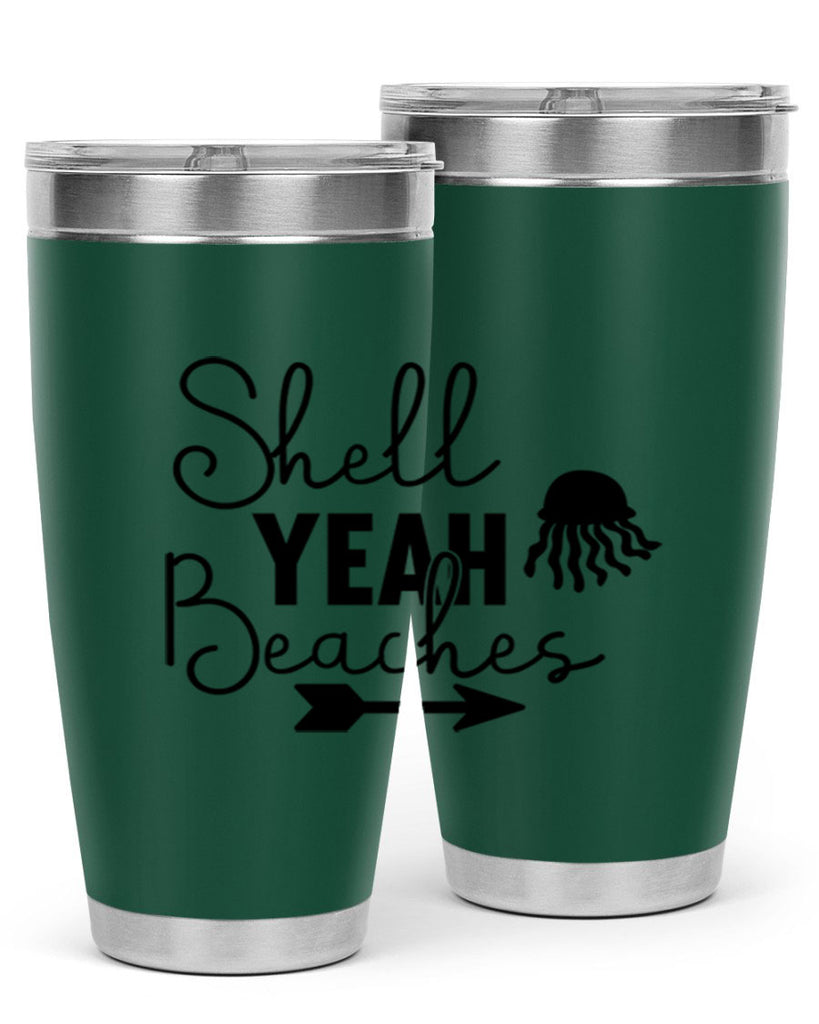 Shell Yeah Beaches 588#- mermaid- Tumbler