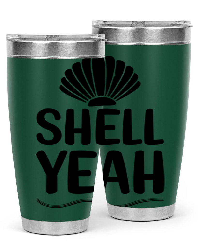 Shell yeah 597#- mermaid- Tumbler