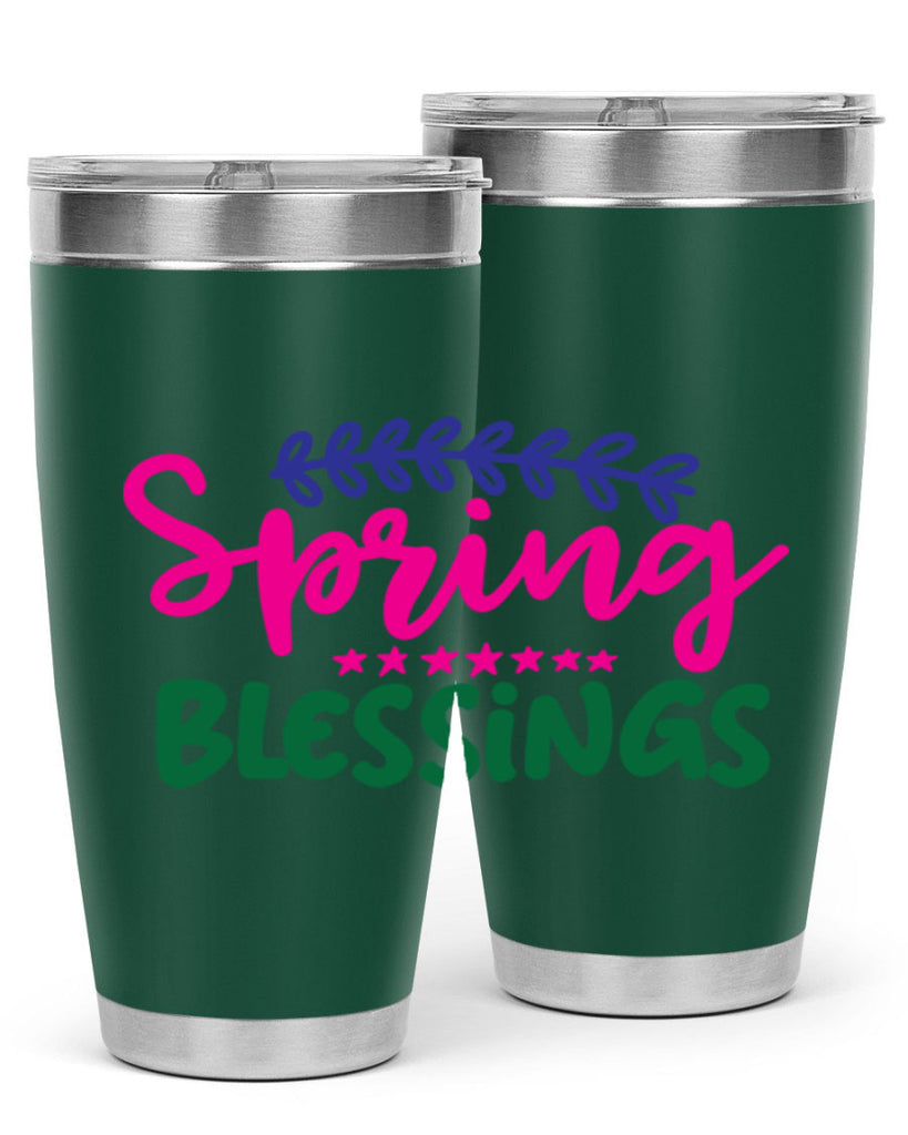 Spring Blessings 419#- spring- Tumbler