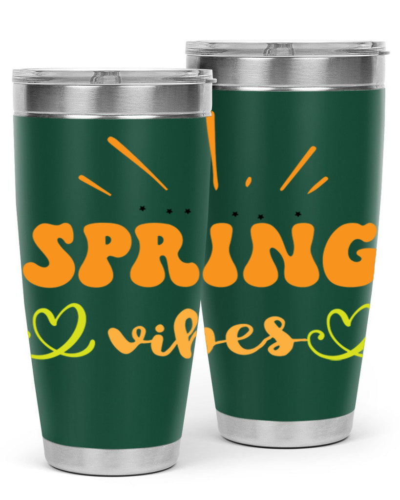 Spring vibes  519#- spring- Tumbler