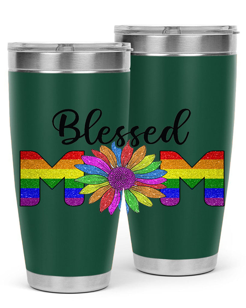 Sunflower Lgbt Blessed Mom  51#- lgbt- Tumbler