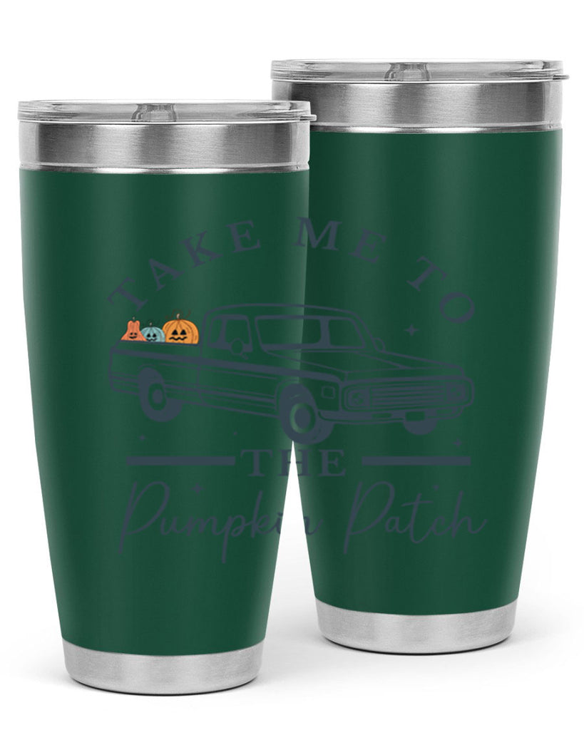Take Me To The Pumpkin Patch 593#- fall- Tumbler