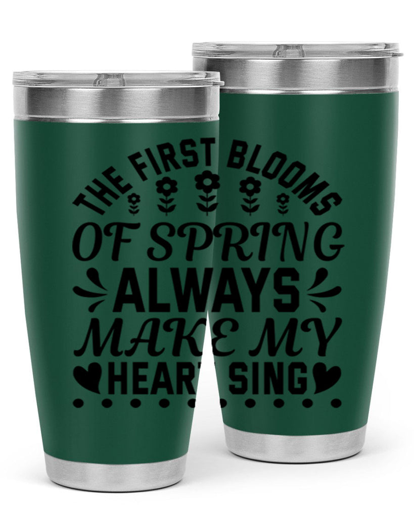 The first blooms of spring 549#- spring- Tumbler