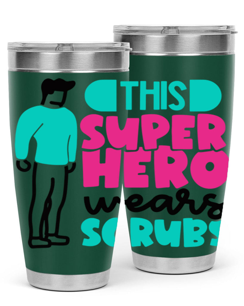 This Superhero Wears Scrubs Style Style 19#- nurse- tumbler