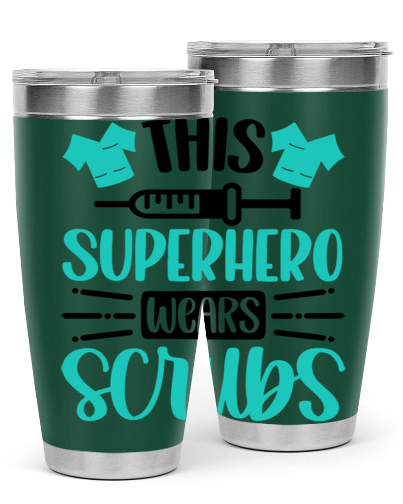 This Superhero Wears Style Style 18#- nurse- tumbler