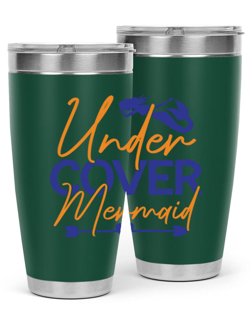 Under Cover Mermaid 636#- mermaid- Tumbler