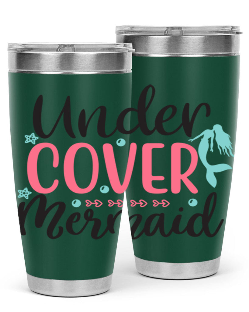 Undercover Mermaid 656#- mermaid- Tumbler