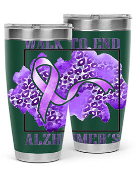 Walk o End AlzheimerS Purple Ribbon 220#- alzheimers- Cotton Tank