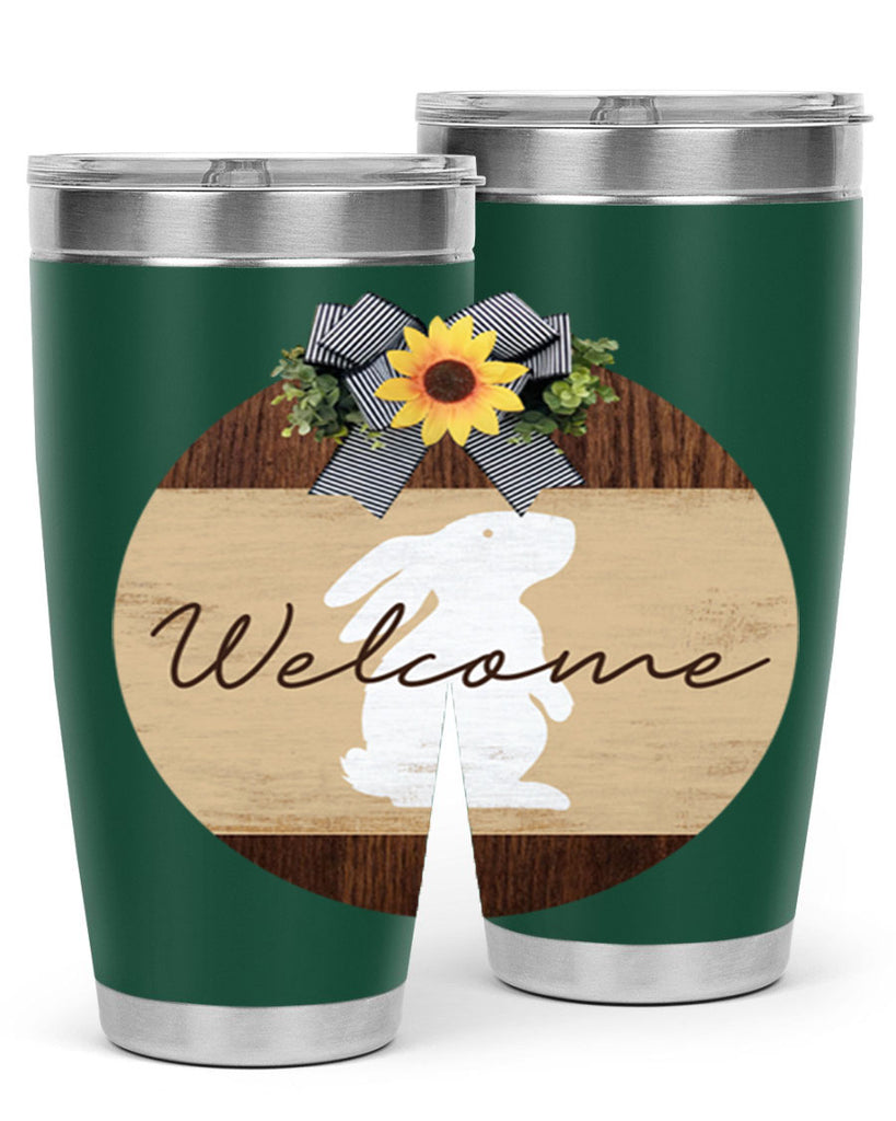 Welcome Bunny Mockup568#- spring- Tumbler