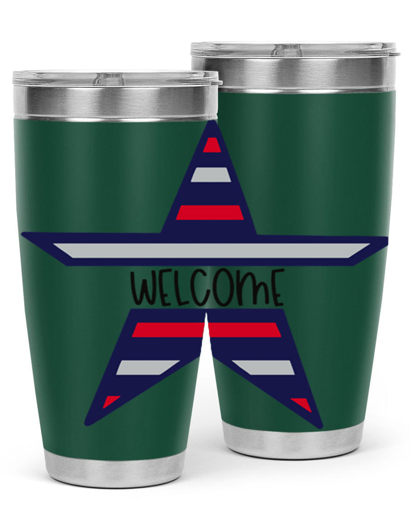 Welcome Style 186#- Fourt Of July- Tumbler