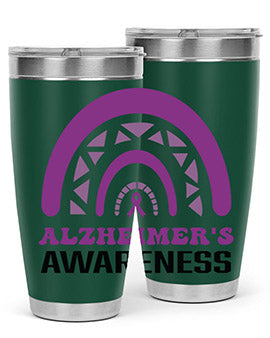 alzheimers awareness style 42#- alzheimers- Tumbler