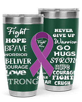 alzheimers awareness style 64#- alzheimers- Tumbler