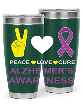 alzheimers awareness style 70#- alzheimers- Tumbler