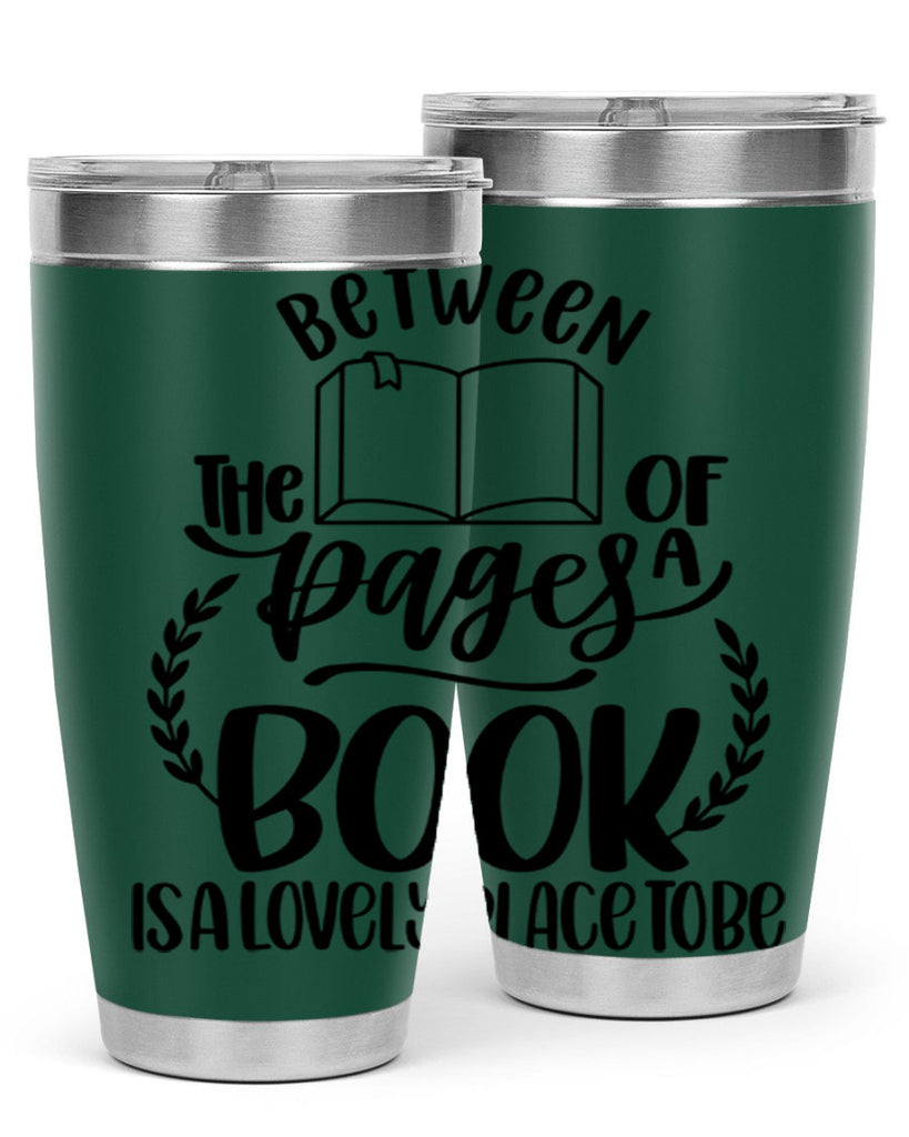 between the pages of a book 52#- reading- Tumbler