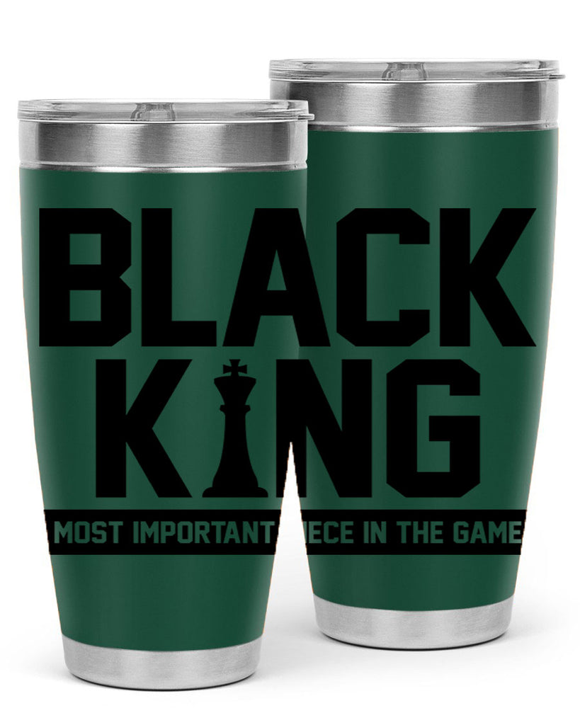 black king 199#- black words phrases- Cotton Tank
