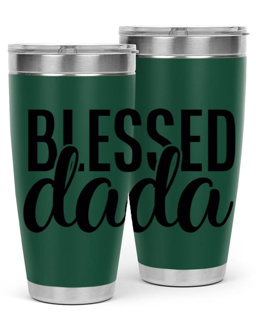 blessed dada 34#- dad- Tumbler