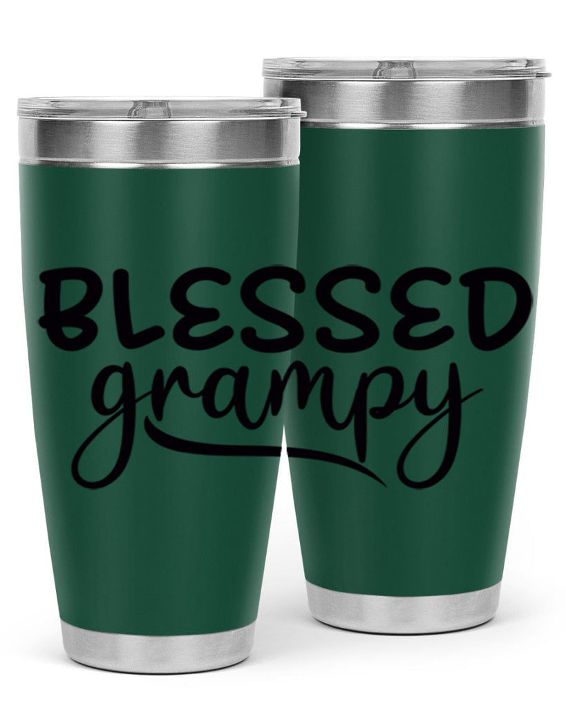 blessed grampy 77#- grandpa - papa- Tumbler