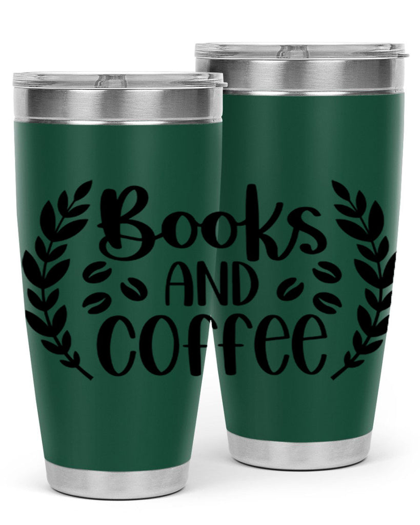 books and coffee 47#- reading- Tumbler