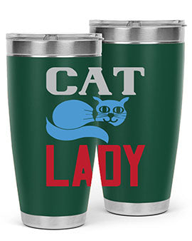 cat lady Style 31#- cat- Tumbler