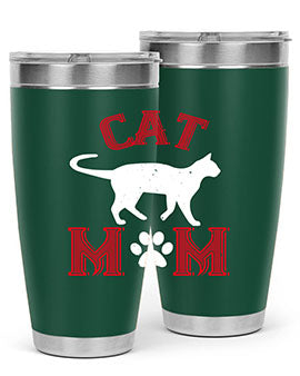 cat mom Style 35#- cat- Tumbler