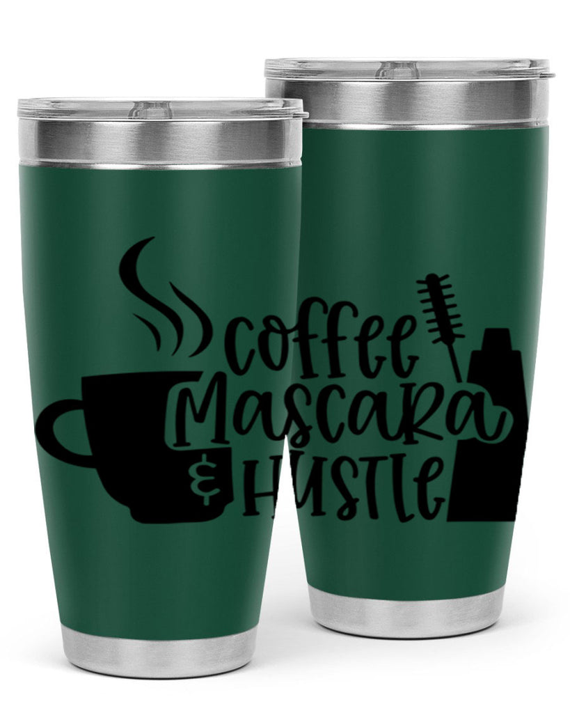 coffee mascara hustle 145#- coffee- Tumbler