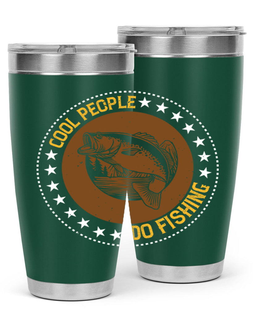 cool people do fishing 231#- fishing- Tumbler